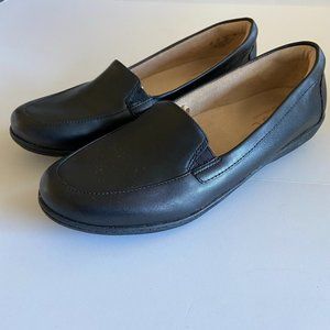 Naturalizer Women Size 8 Loafer Black Soul Leather Comfort Slip On Casual